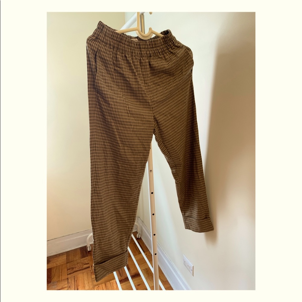 Madewell Huston Pull-On Tapered Pants in Plaid (XS) - NWT